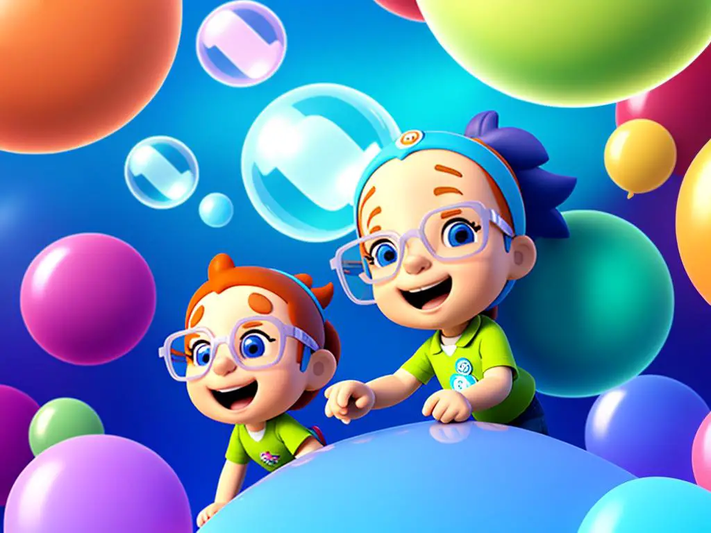 Image of Nonny, the Bubble Guppies character, with his glasses on, showcasing his intellectual flair.