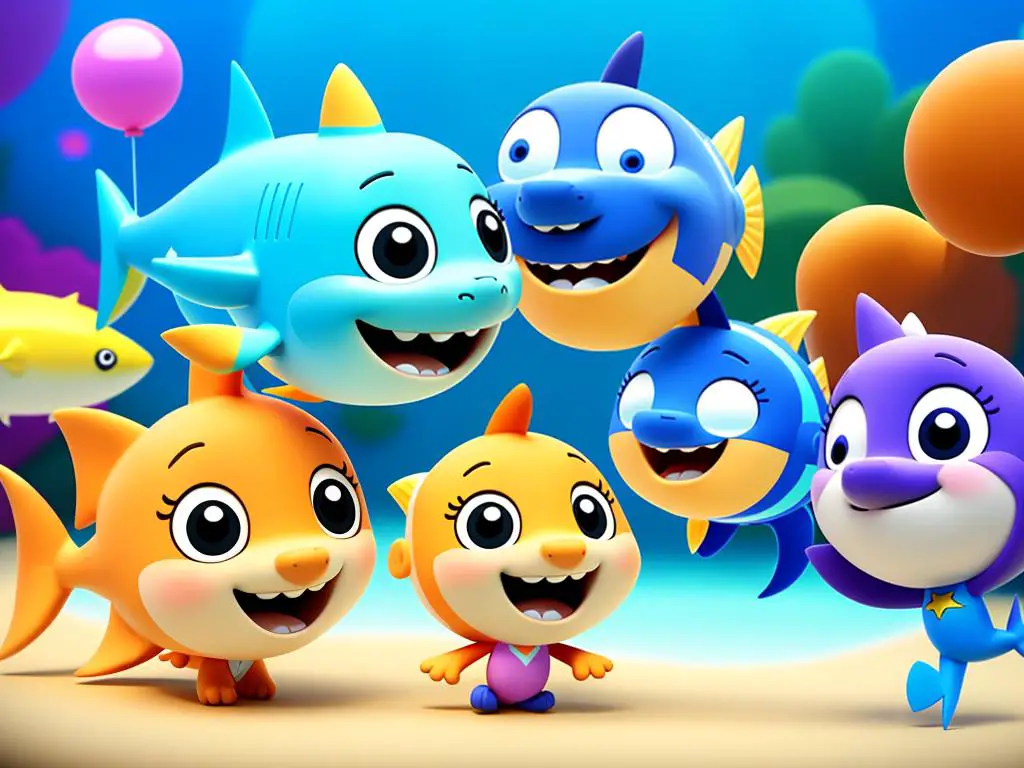 An image of Baby Shark, a character added to Bubble Guppies in the sixth season, exhibiting its innocence and charm.