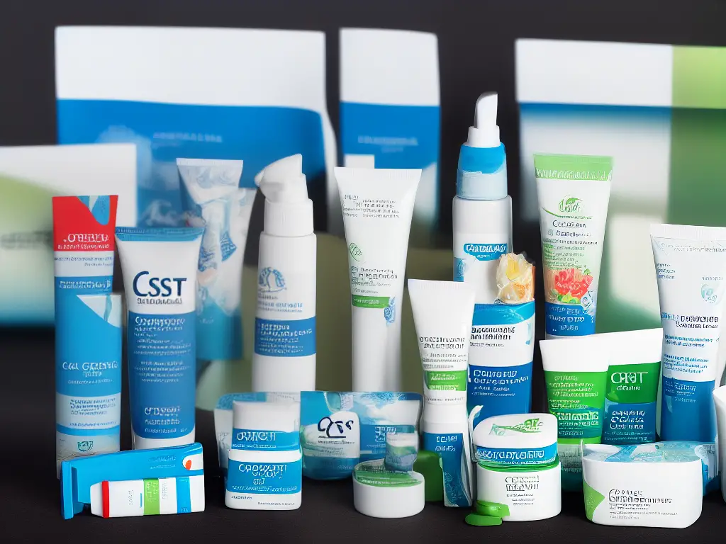 An image showing Crest's toothpaste products in a row, organized by their specific oral care benefits. The image name is 'crest-product-lineup_frj.png'