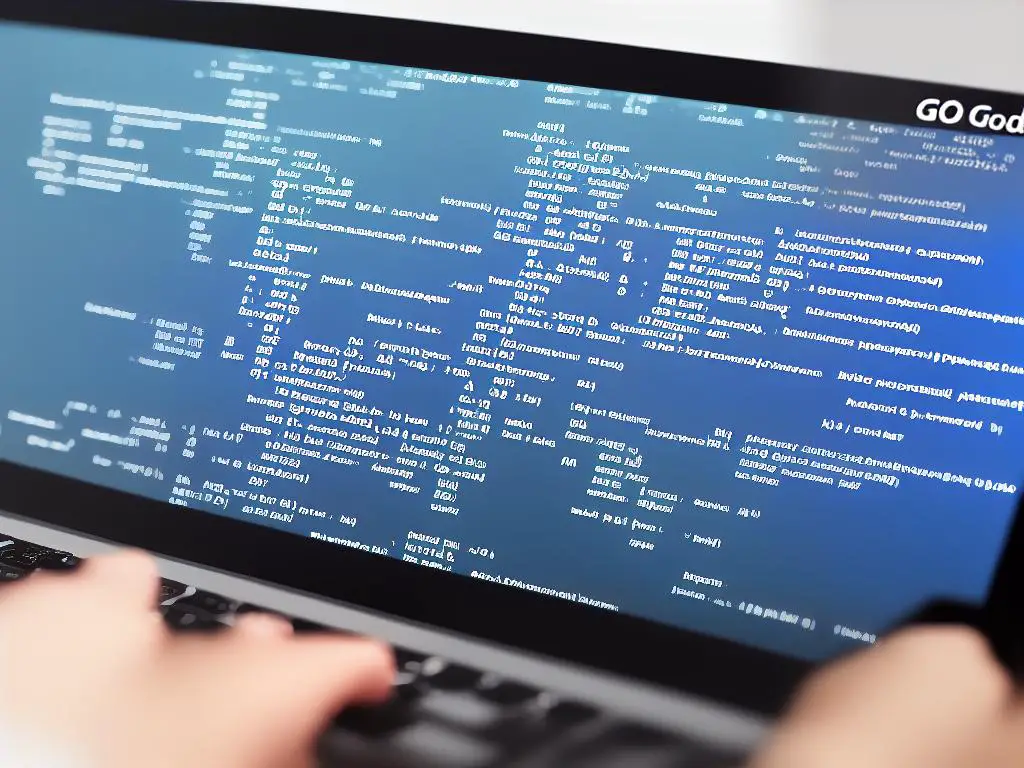 Image of a computer screen with Go code on it for optimizing code performance