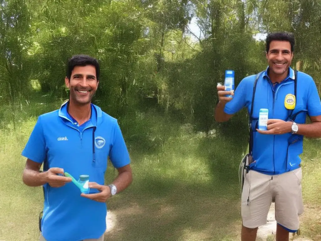 A man holding a tube of Pronamel toothpaste and smiling