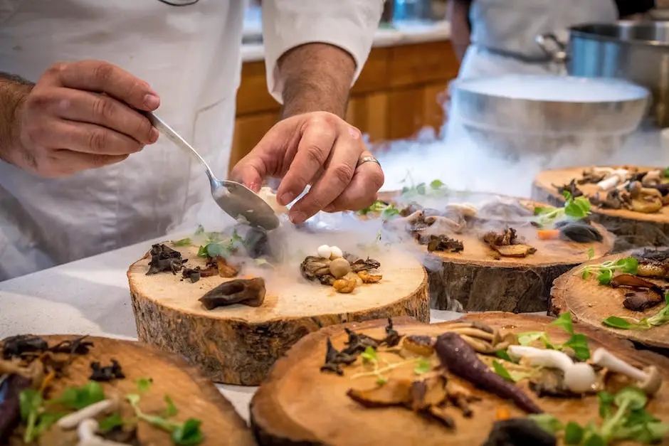 An image showing a beautifully presented plate of modern cuisine with elements of sweet and savory, representing the romance of umami.