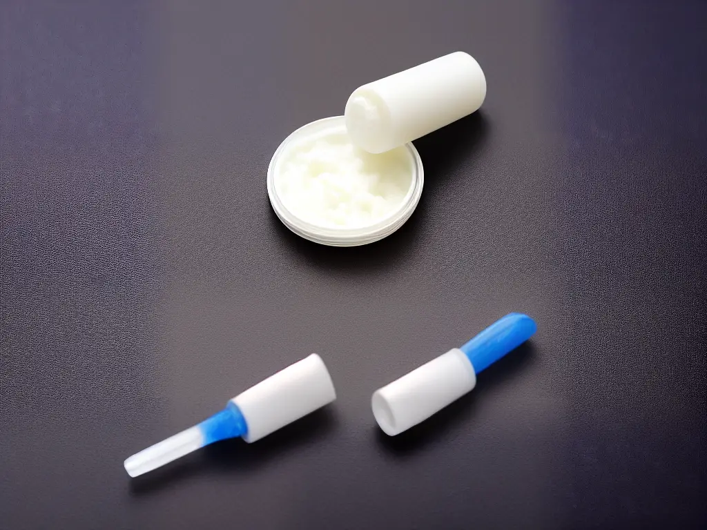 A toothpaste tube with gel squeezed out of the bottom with a toothbrush.