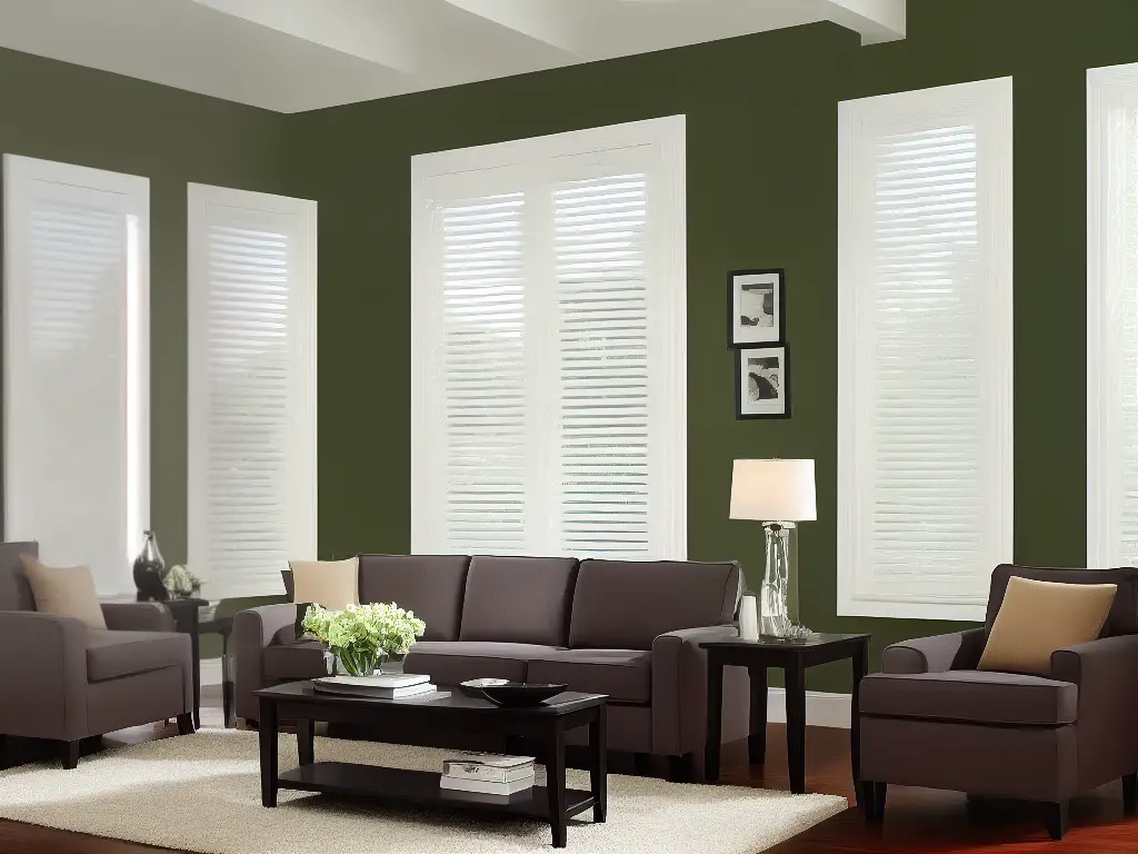 An image of a room with different types of window dressings like curtains, blinds, and shutters to illustrate the text on budgeting for window dressings.